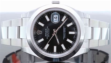 mens black face rolex|rolex date just black dial.